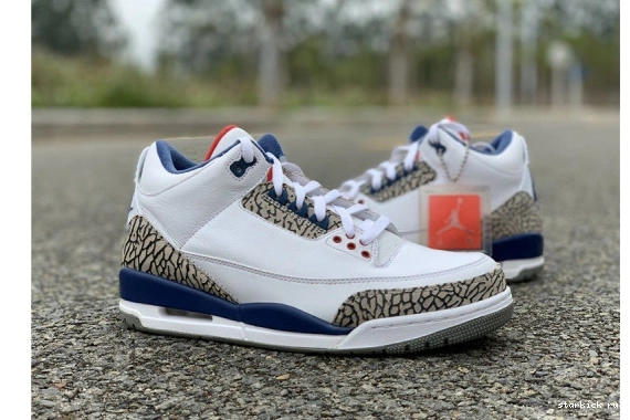 JORDAN FIRST 854262-106 NIKE 854262-106 3 LOOK RETRO AIR BLUE TRUE AIR 0903